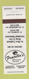 Matchbook Cover - Fratello's Italian Restaurant Manchester Laconia NH