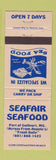 Matchbook Cover - Seafair Seafood Port of Gulfport MS
