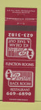 Matchbook Cover - Puritan Backroom Manchester NH