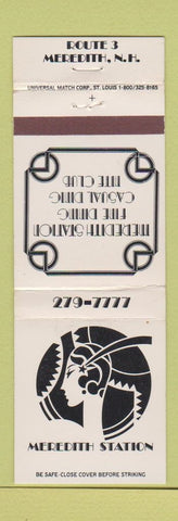 Matchbook Cover - Meredith Station Restaurant NH