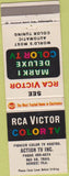 Matchbook Cover - RCA Victor Color TV Venice FL