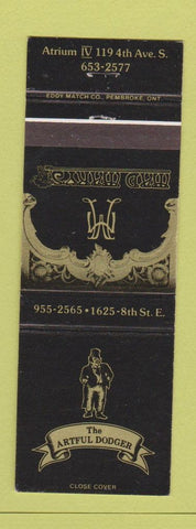 Matchbook Cover - The Artful Dodger