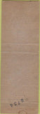 Matchbook Cover - Wisemarn's Restaurant NO TOWN