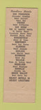 Matchbook Cover - Travolator Motor Hotel San Diego CA WEAR
