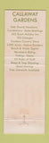 Matchbook Cover - Callway Gardens Pine Mountain GA