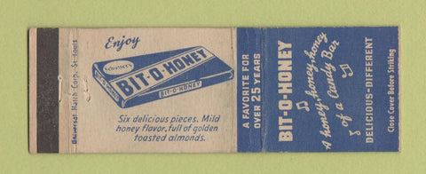 Matchbook Cover - Bit o Honey Candy