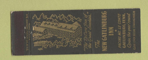 Matchbook Cover - New Gatlinburg Inn TN