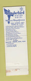 Matchbook Cover - Thunderbird Motor Hotel Jacksonville FL