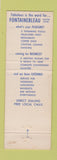 Matchbook Cover - Fontainebleau Motor Hotel New Orleans LA