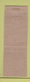 Matchbook Cover - Budweiser Beer Full Length