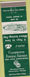 Matchbook Cover - Clearwater Federal Savings FL