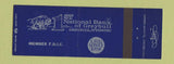 Matchbook Cover - 1st National Bank Greybull WY Full Length