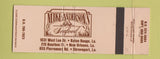 Matchbook Cover - Mike Anderson's Seafood Baton Rouge New Orleans Shreveport LA