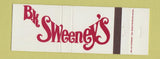 Matchbook Cover - BK Sweeney's Garden City NY Full Length