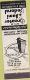 Matchbook Cover - Greater Miami Federal Savings FL