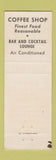 Matchbook Cover - LA Bonte Hotel Douglas WY