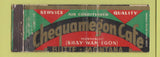 Matchbook Cover - Chequamegon Cafe Butte MT WEAR Full Length