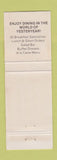 Matchbook Cover - Log Cabin Pancake House Gatlinburg TN Full Length