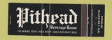 Matchbook Cover - Pithead Beverage Room Glace Bay NS Full Length