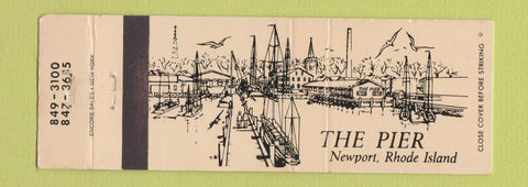 Matchbook Cover - The Pier Newport RI Full Length