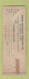 Matchbook Cover - Green Colonial Heating Cooling Seaton IL McKelvey Hardware