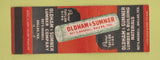 Matchbook Cover - Oldham Sumner Lumber Dallas TX
