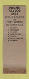 Matchbook Cover - Oldham Sumner Lumber Dallas TX