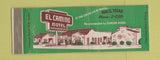 Matchbook Cover - El Camino Motel Waco TX Full Length