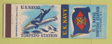 Matchbook Cover - US Navy Torpedo Station Newport RI