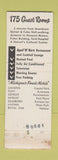 Matchbook Cover - Harlan House Motor Hotel Detroit MI