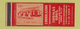 Matchbook Cover - Thomas Bros oil gas Sohio Rockland OH WEAR