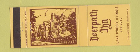 Matchbook Cover - Deerpath Inn Lake Forest IL