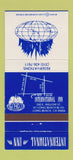 Matchbook Cover - International Inn Long Beach CA 30 Strike