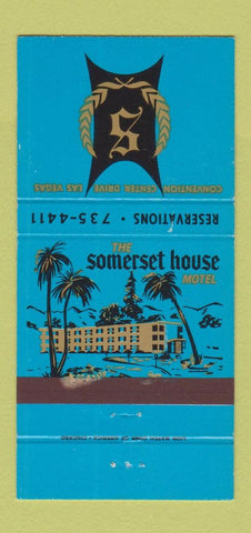 Matchbook Cover - Somerset House Motel Las Vegas NV 30 Strike