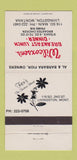 Matchbook Cover - Wilcoxson's Restaurant Livingston MT 30 Strike