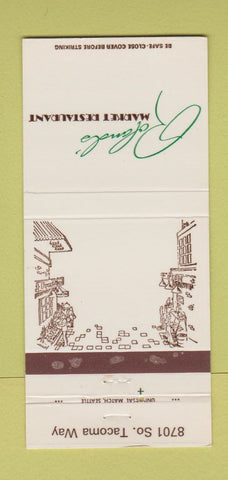 Matchbook Cover - Roland's Market Restaurant Tacoma? WA 30 Strike