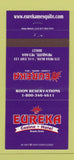 Matchbook Cover - Eureka Hotel Casino Mesquite NV 30 Strike