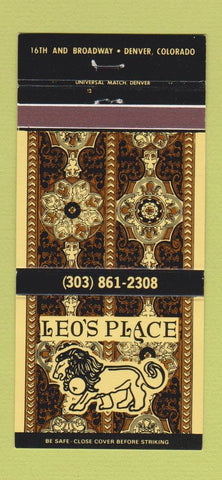 Matchbook Cover - Leo's Place Denver Colorado 30 Strike