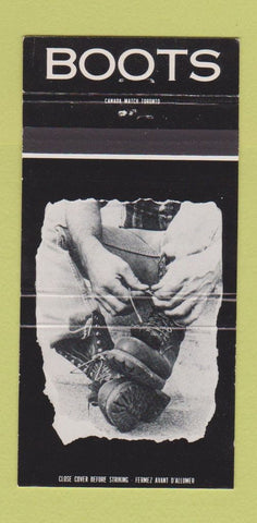 Matchbook Cover - Boots Gay Bar? Toronto ON 30 Strike