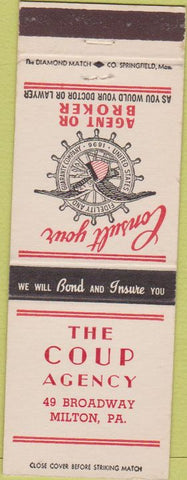 Matchbook Cover - Kennedy's Groceries McKees Rocka PA