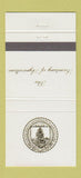 Matchbook Cover - Secretary of Agriculture US 30 Strike