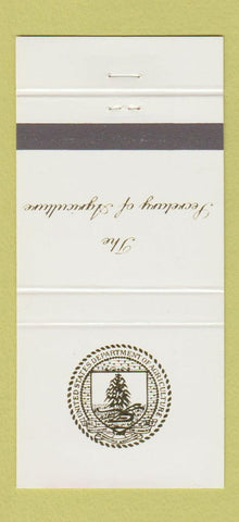 Matchbook Cover - Secretary of Agriculture US 30 Strike