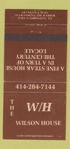 Matchbook Cover - Wilson House Steak Port Washington WA 30 Strike