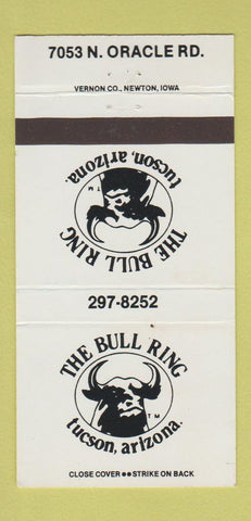 Matchbook Cover - The Bull Ring Tucson AZ 30 Strike