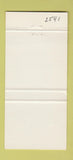 Matchbook Cover - JW Hall's Steak Seafood Aliquippa PA 30 Strike