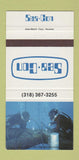Matchbook Cover - Sea Con New Ibera LA diving oil gas wells 30 Strike