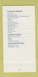 Matchbook Cover - Electric Supply Company Hammond IN 30 Strike
