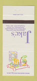 Matchbook Cover - Jake's Restaurant Philadelphia PA 30 Strike