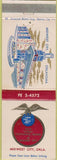 Matchbook Cover - Bank Midwest City OK