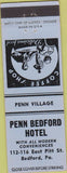 Matchbook Cover - Penn Bedford Hotel Beford PA